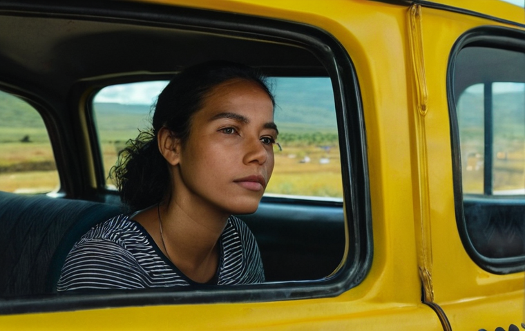 베네수엘라 국경 지역에서 주의할 점 - **Image of Documentation and Border Arrival:**
    "A confident Brazilian female traveler, in her la...