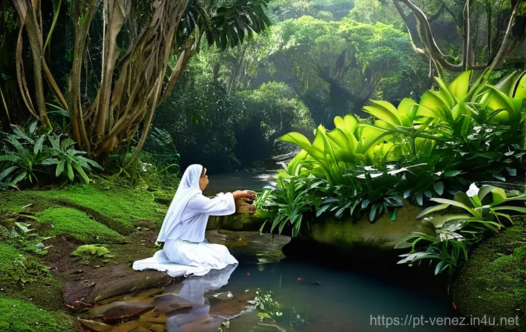 베네수엘라 민간 신앙과 종교 - **Prompt: Venezuelan Syncretic Festival in a Lively Street**
    A vibrant, sun-drenched street scen...